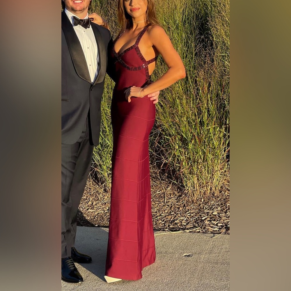 90s Herve Leger Vintage Gown